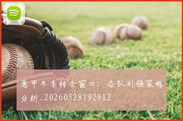 意甲冬季转会窗口:各队补强策略分析_20260528192912